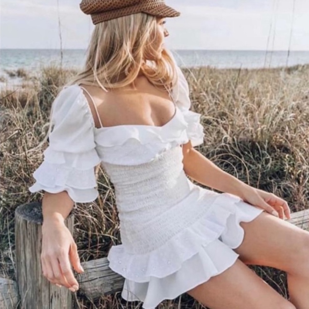 FL&L bora bora mini dress🤍🌾